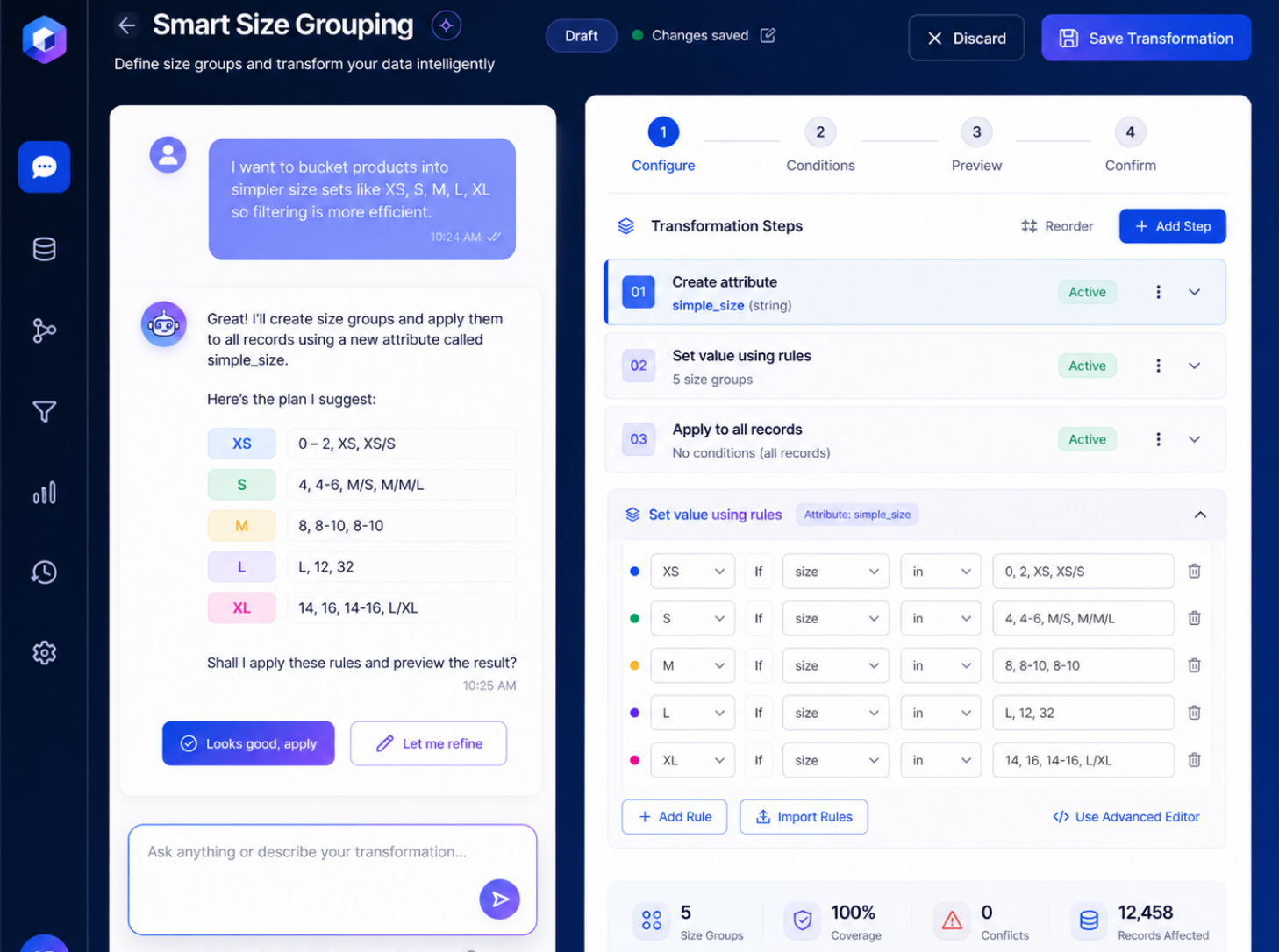 Data Transformation - bCloud AI