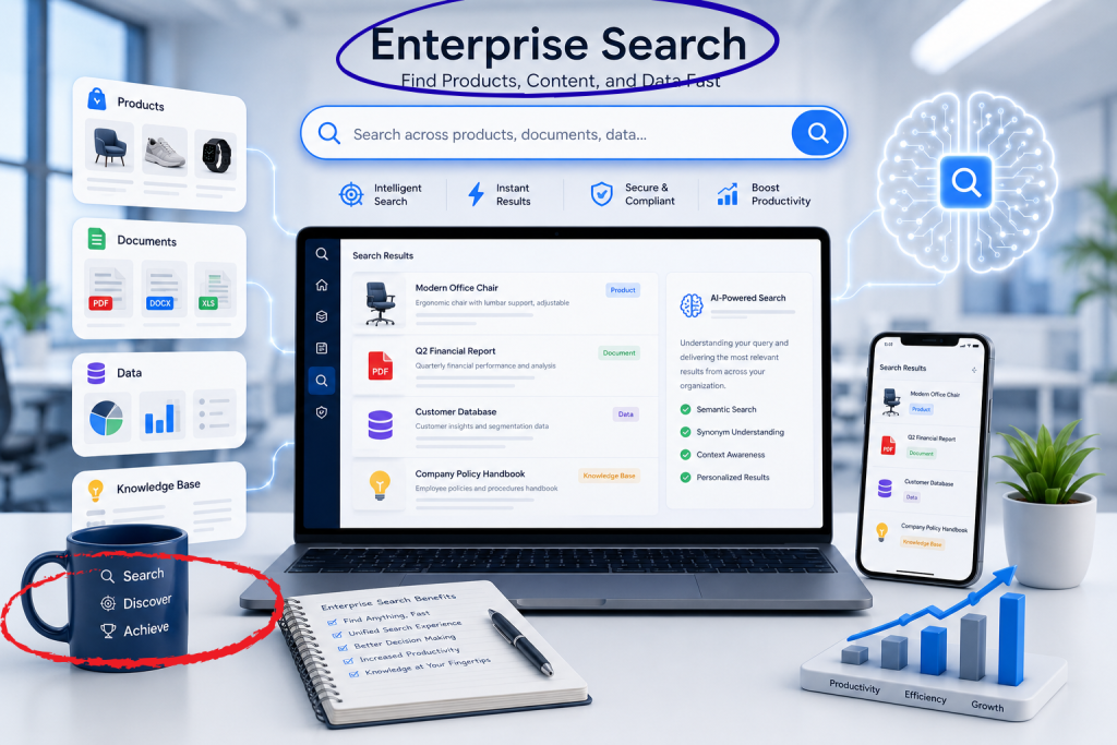 enterprise search AI for business by bCloud AI