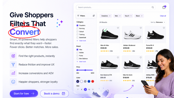 ecommerce search filters