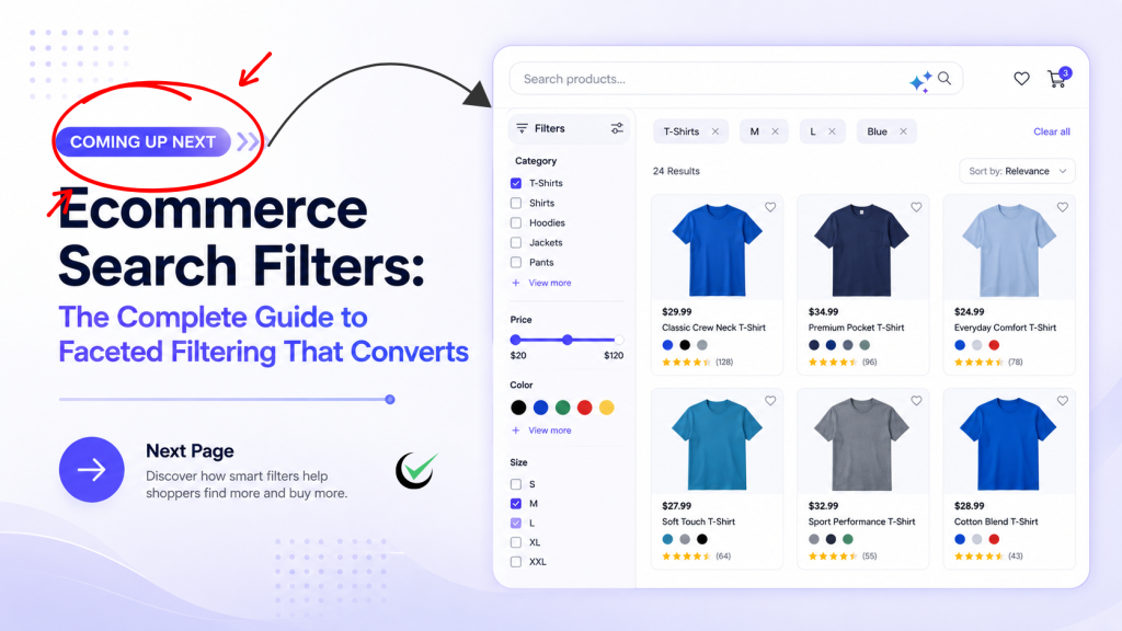 ecommerce search filters and faceted navigation by bCloud AI