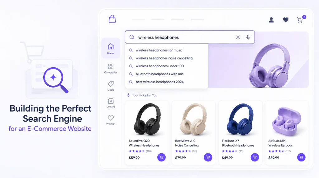 search engine for ecommerce website
