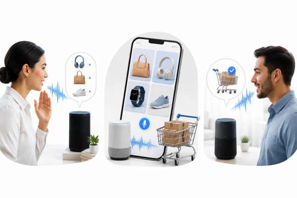voice commerce and voice search in ecommerce by bCloud AI