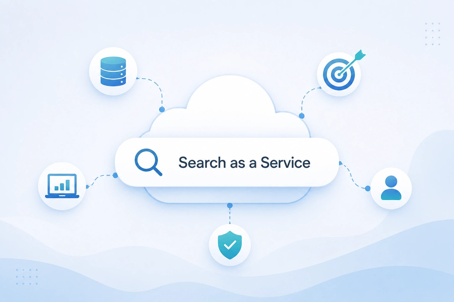 Search as a service architecture: a hosted search API powering site search without self-managed infrastructure