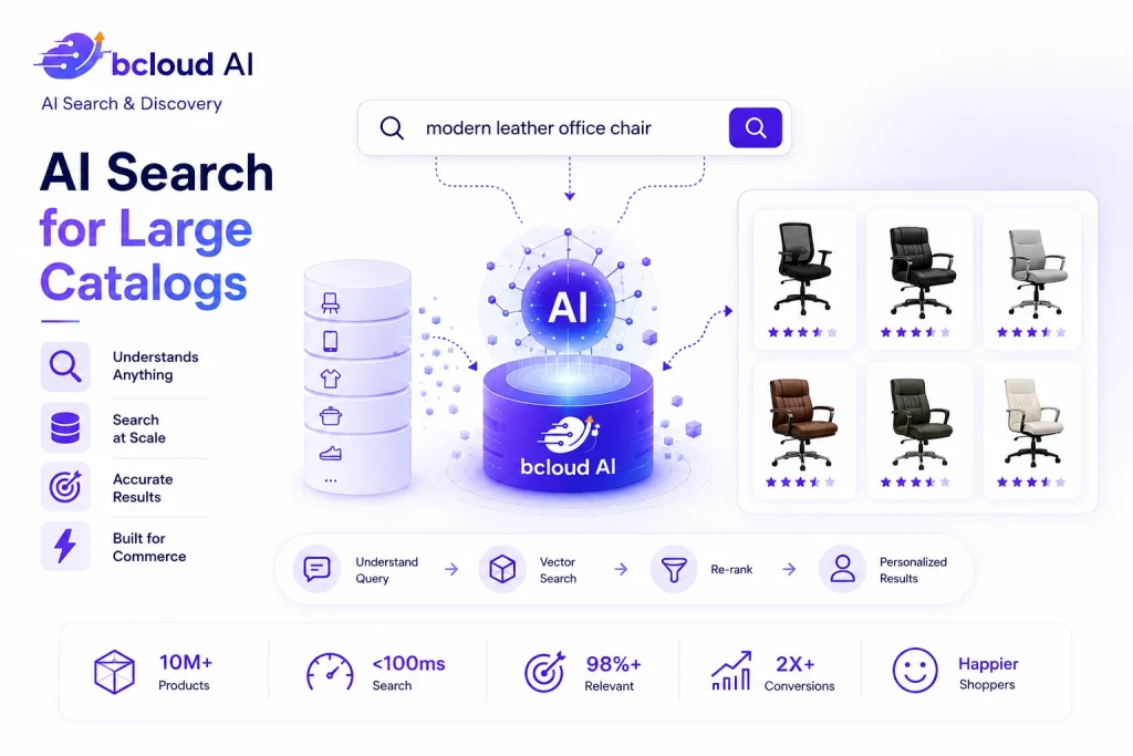 ai search for large catalogs