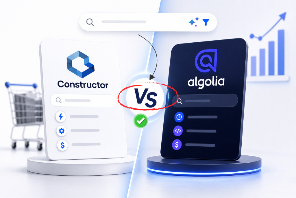 Constructor vs Algolia: The Clear 2026 Winner