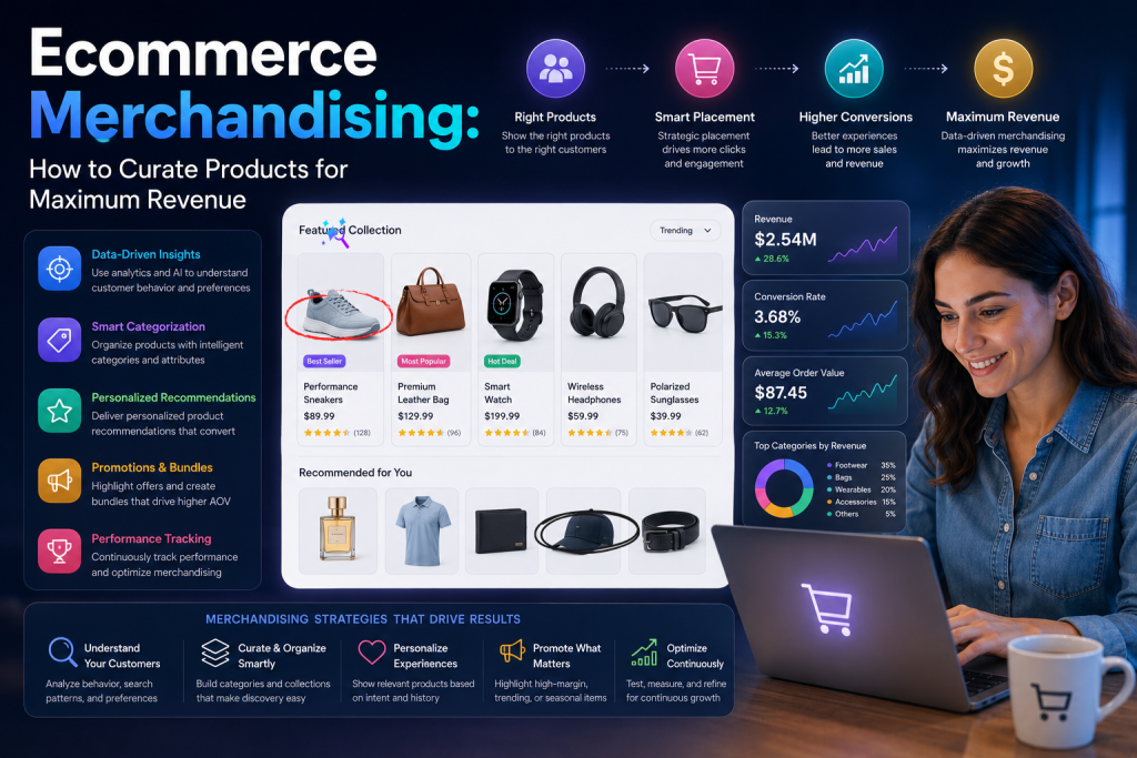 ecommerce merchandising AI-powered product placement by bCloud AI