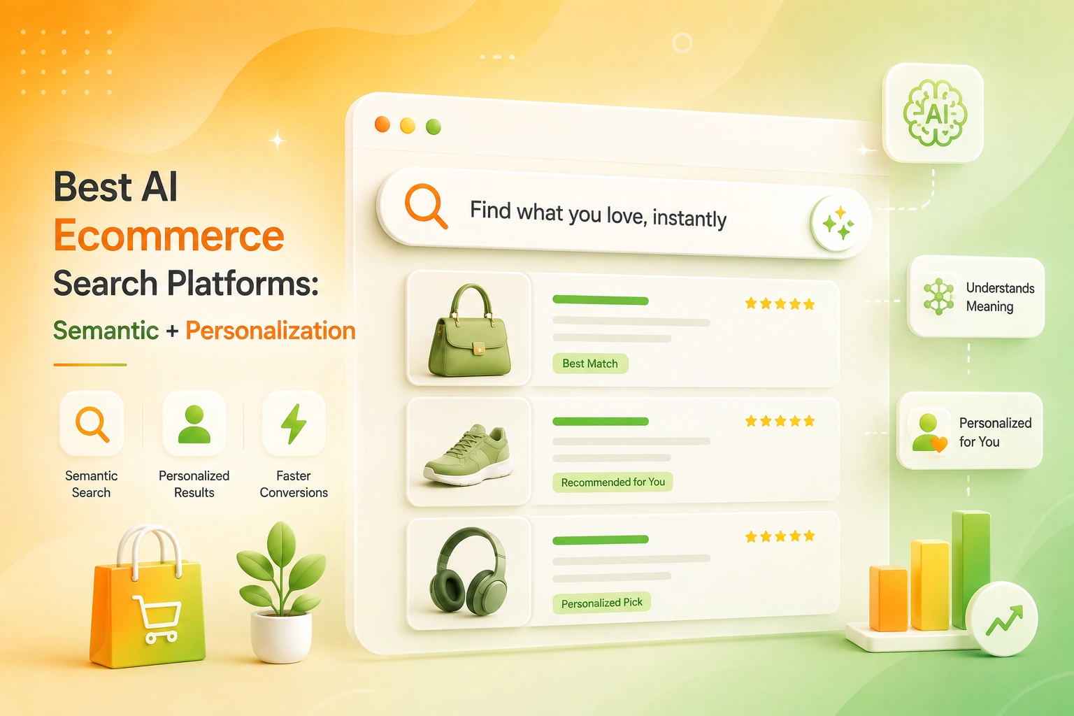 Best AI ecommerce search platforms combining semantic search and personalization