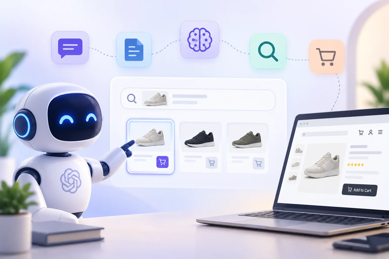 How LLMs find products in online stores through retrieval, grounding, and generation