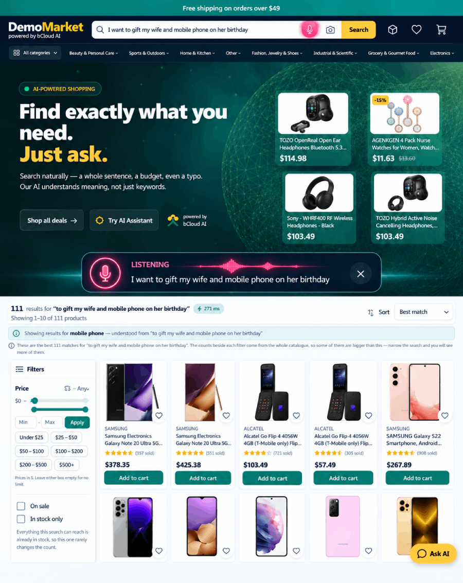 Voice Search API